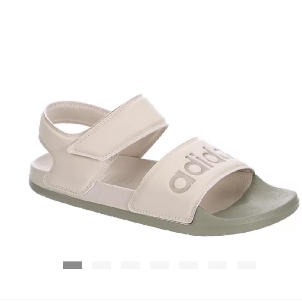 ADIDAS WOMENS ADILETTE SANDAL - TAUPE